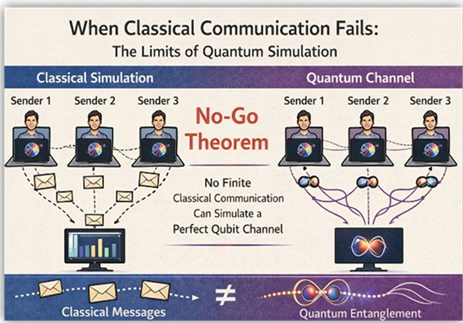 Classical messaging cannot replace a quantum communication channel